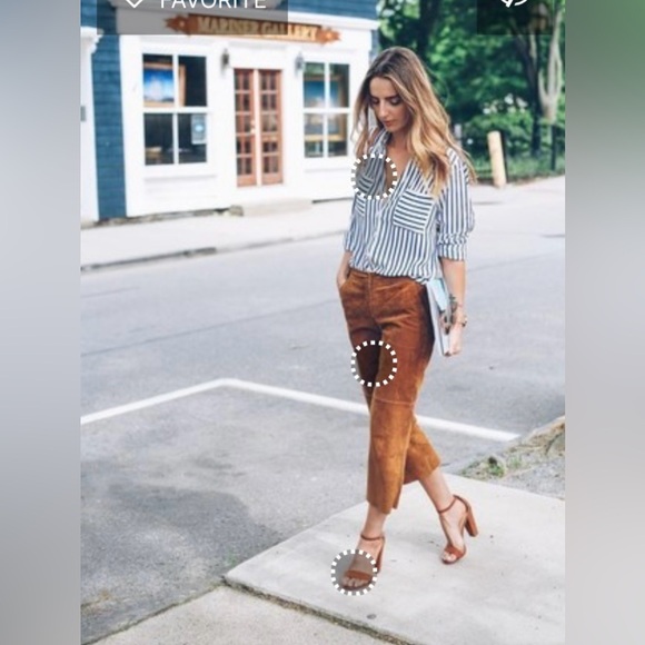 Leather Suede pants - Picture 2 of 12